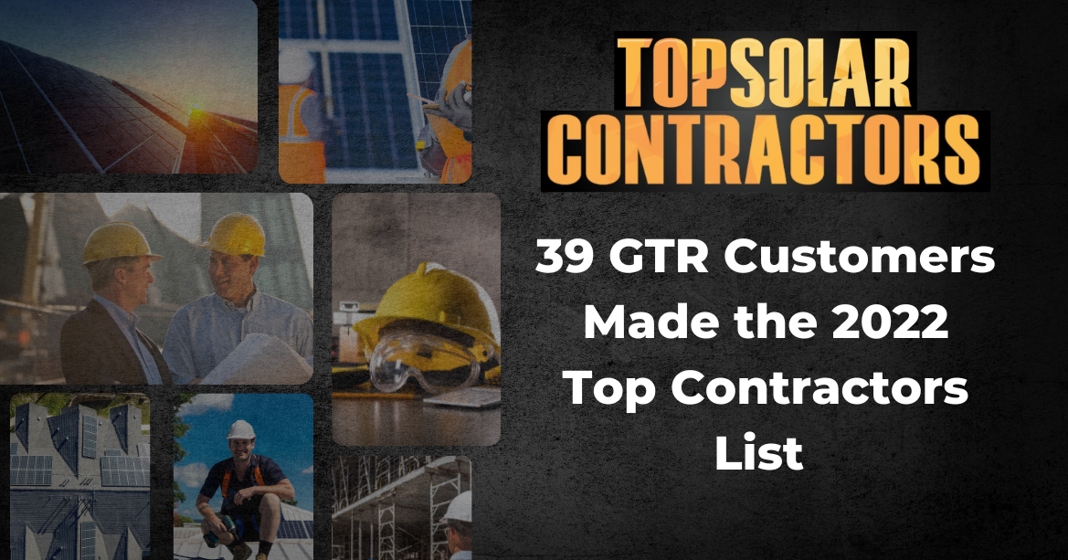GTR's 2022 Top Solar Contractors